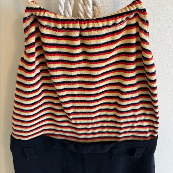 Vintage 1930s All Wool Swimaway One Piece Striped Swimsuit - Picture 5 of 17